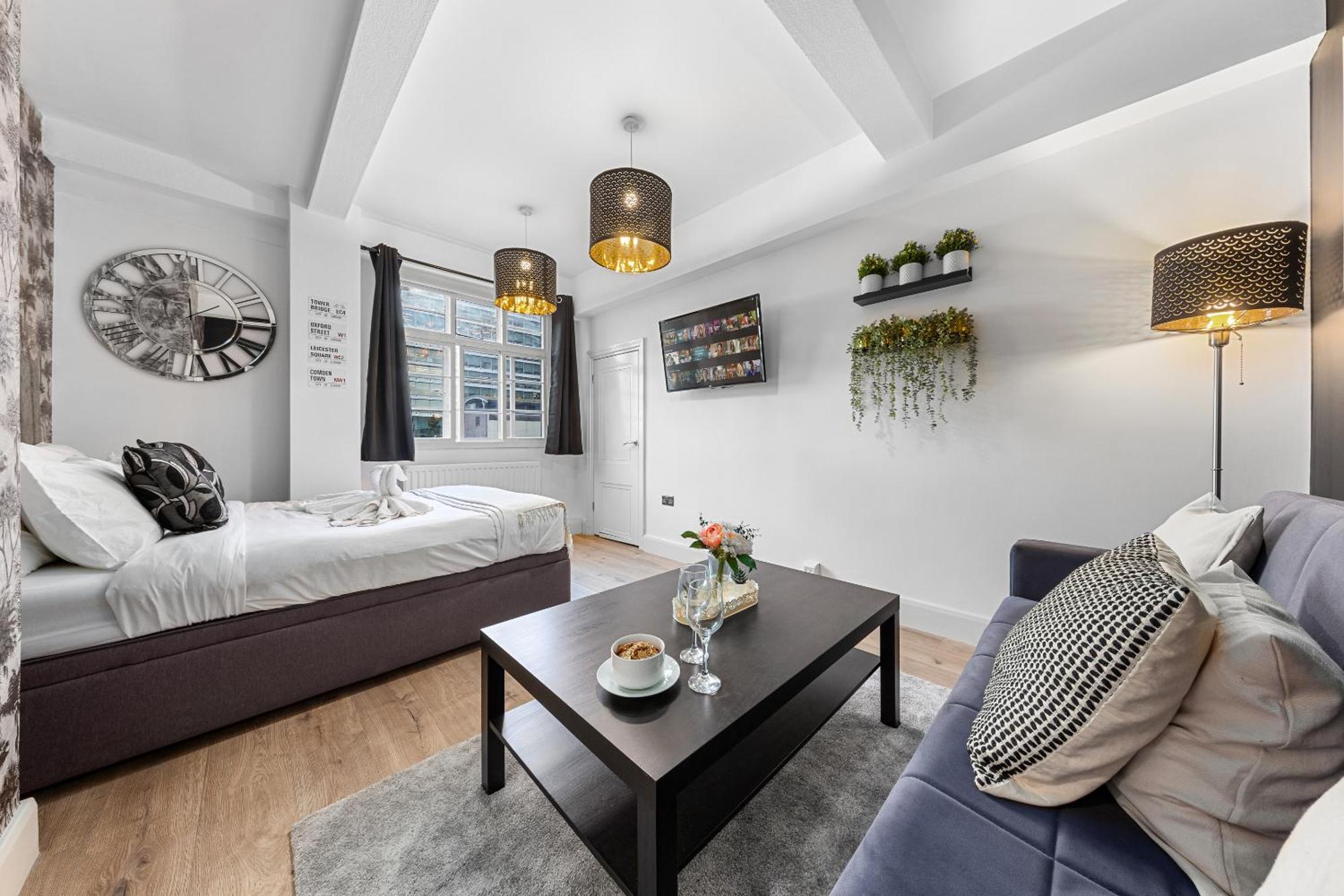 Central London Luxury, Relaxing Apartment! 2 Mins From Paddington Station! Buitenkant foto