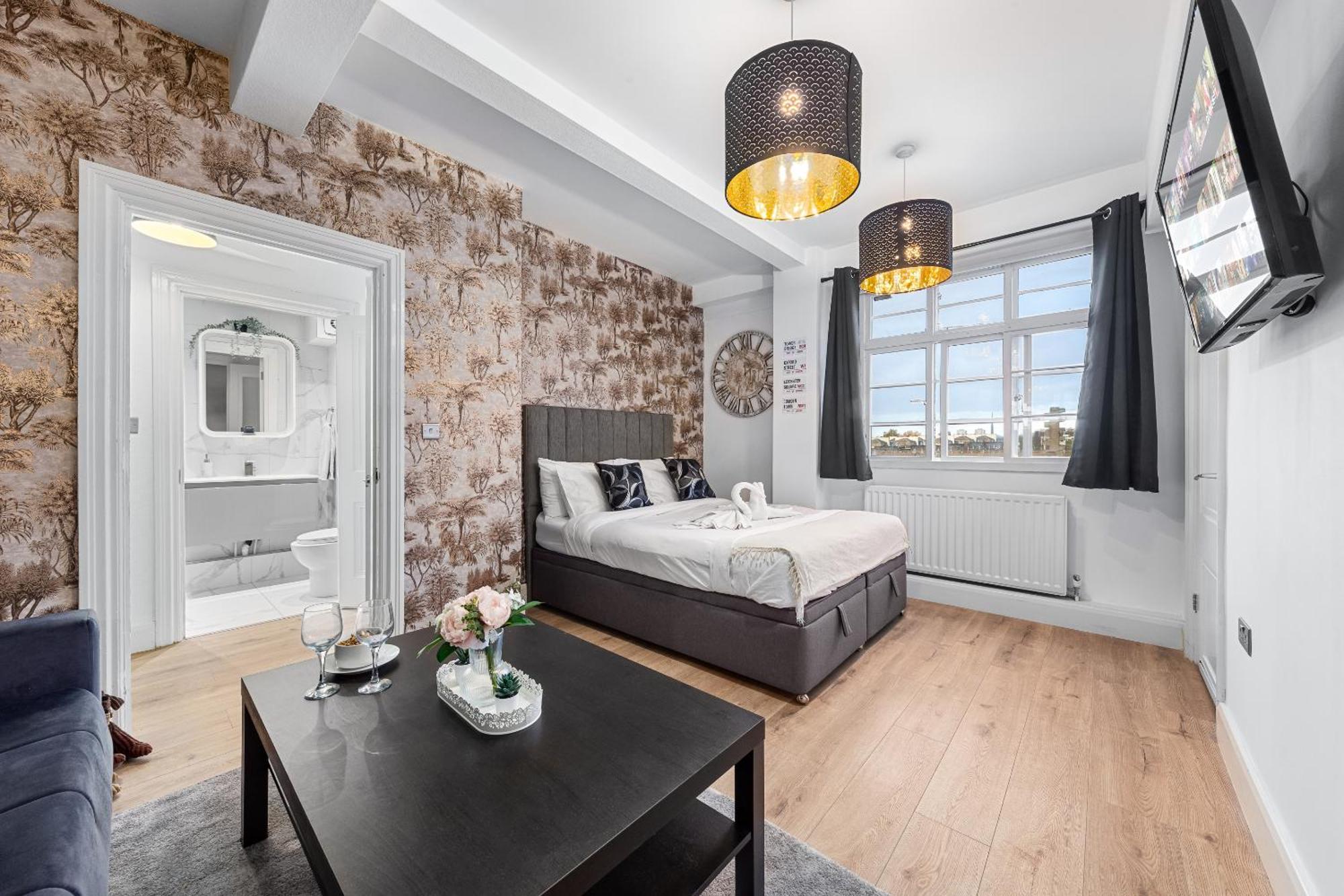 Central London Luxury, Relaxing Apartment! 2 Mins From Paddington Station! Buitenkant foto