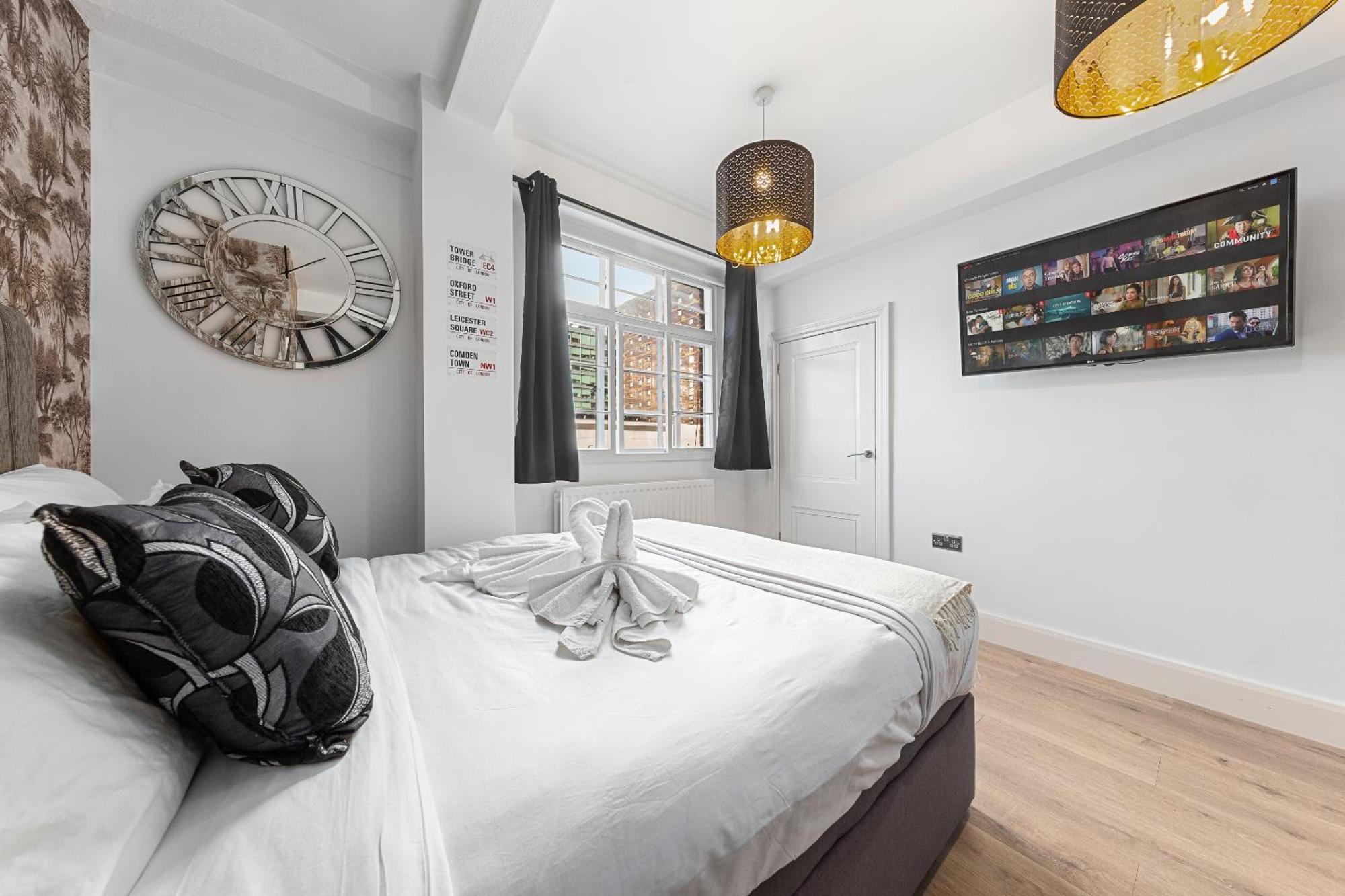 Central London Luxury, Relaxing Apartment! 2 Mins From Paddington Station! Buitenkant foto