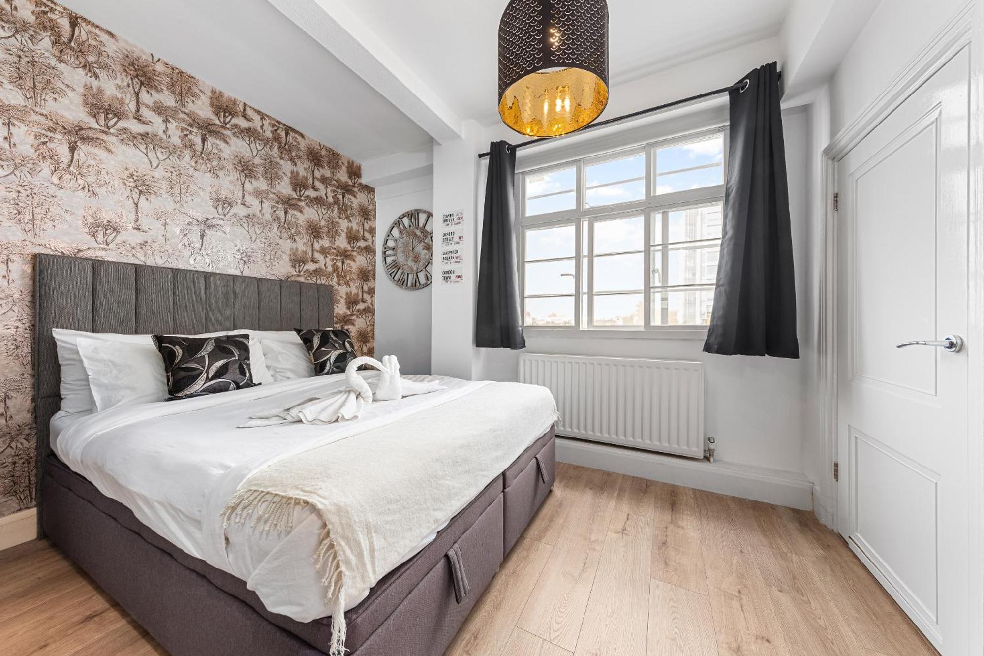 Central London Luxury, Relaxing Apartment! 2 Mins From Paddington Station! Buitenkant foto