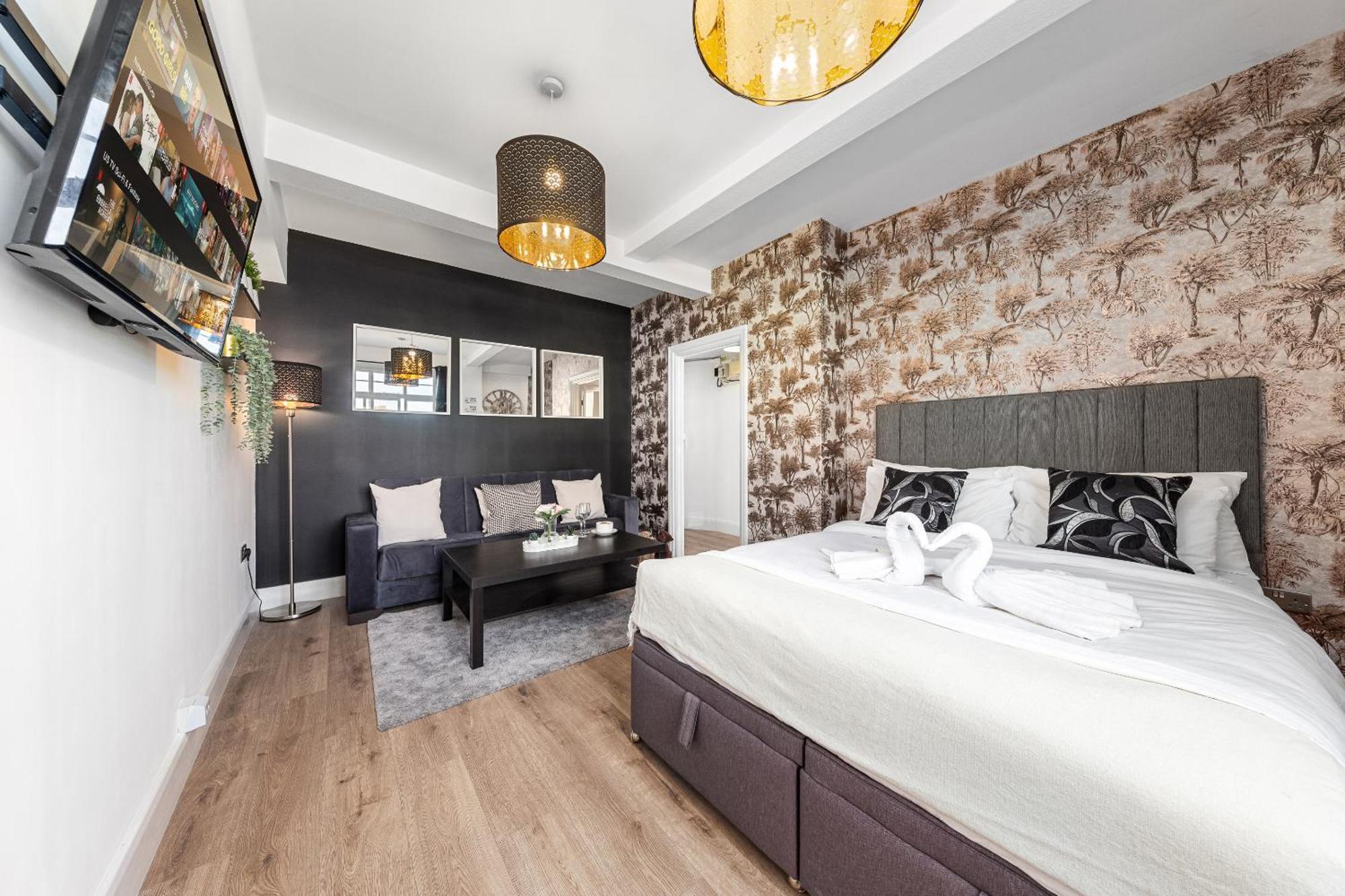 Central London Luxury, Relaxing Apartment! 2 Mins From Paddington Station! Buitenkant foto