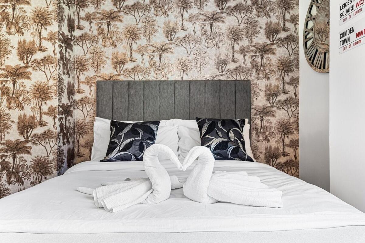 Central London Luxury, Relaxing Apartment! 2 Mins From Paddington Station! Kamer foto