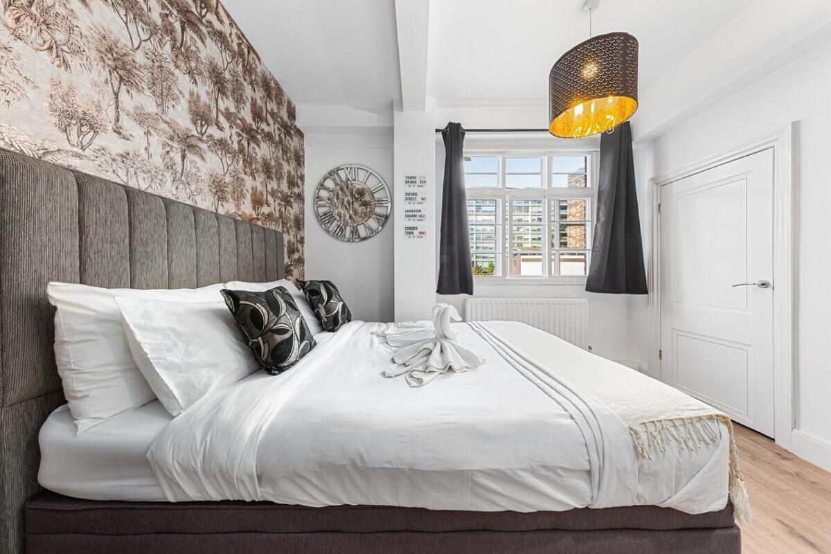 Central London Luxury, Relaxing Apartment! 2 Mins From Paddington Station! Kamer foto