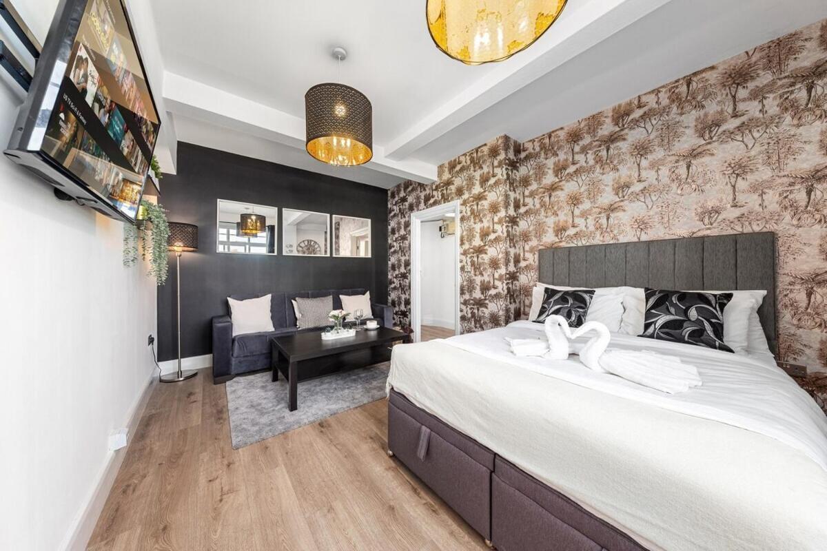 Central London Luxury, Relaxing Apartment! 2 Mins From Paddington Station! Kamer foto
